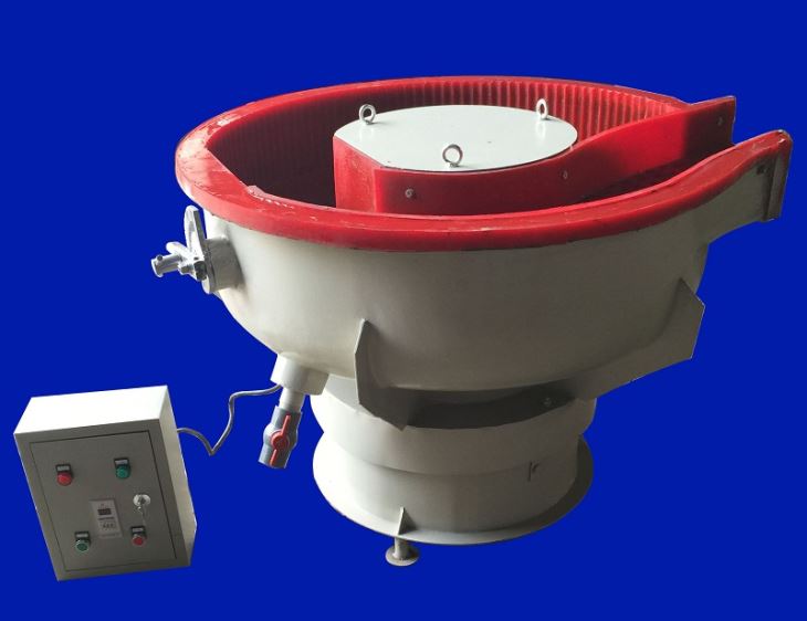 Vibrations Poliermaschine mit Separator